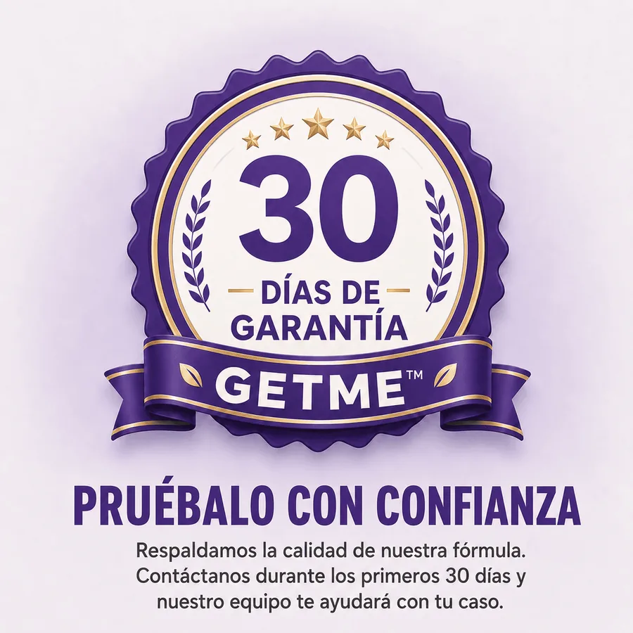 Garantía de satisfacción de 30 días de Getme