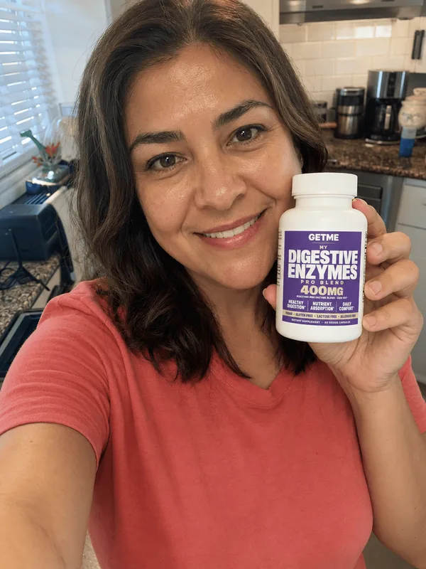 Raquel H. con Getme Enzimas Digestivas