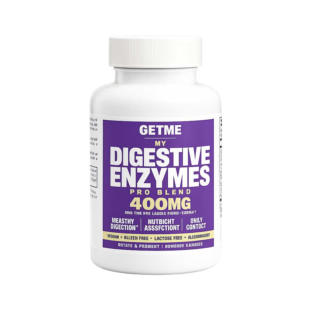 Getme Digestive Enzymes Pro Blend, 60 veggie capsules