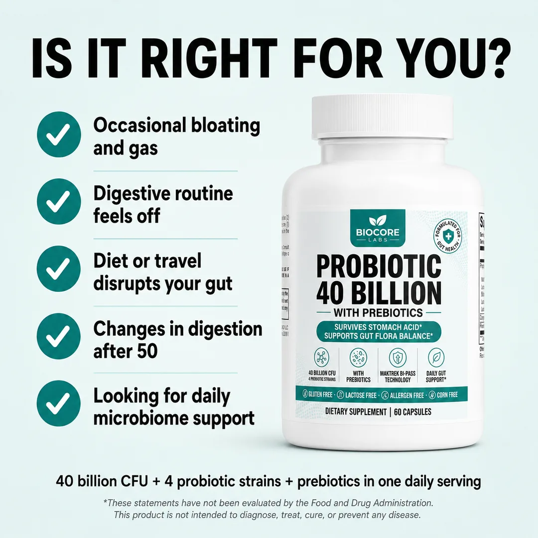 Is it right for you? Bloating, sluggish gut, after 50