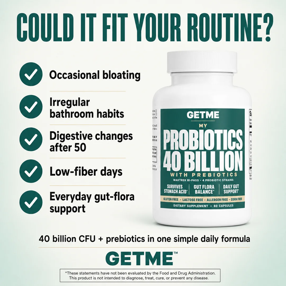 Could it fit your routine? Occasional bloating, irregular habits, digestive changes after 50