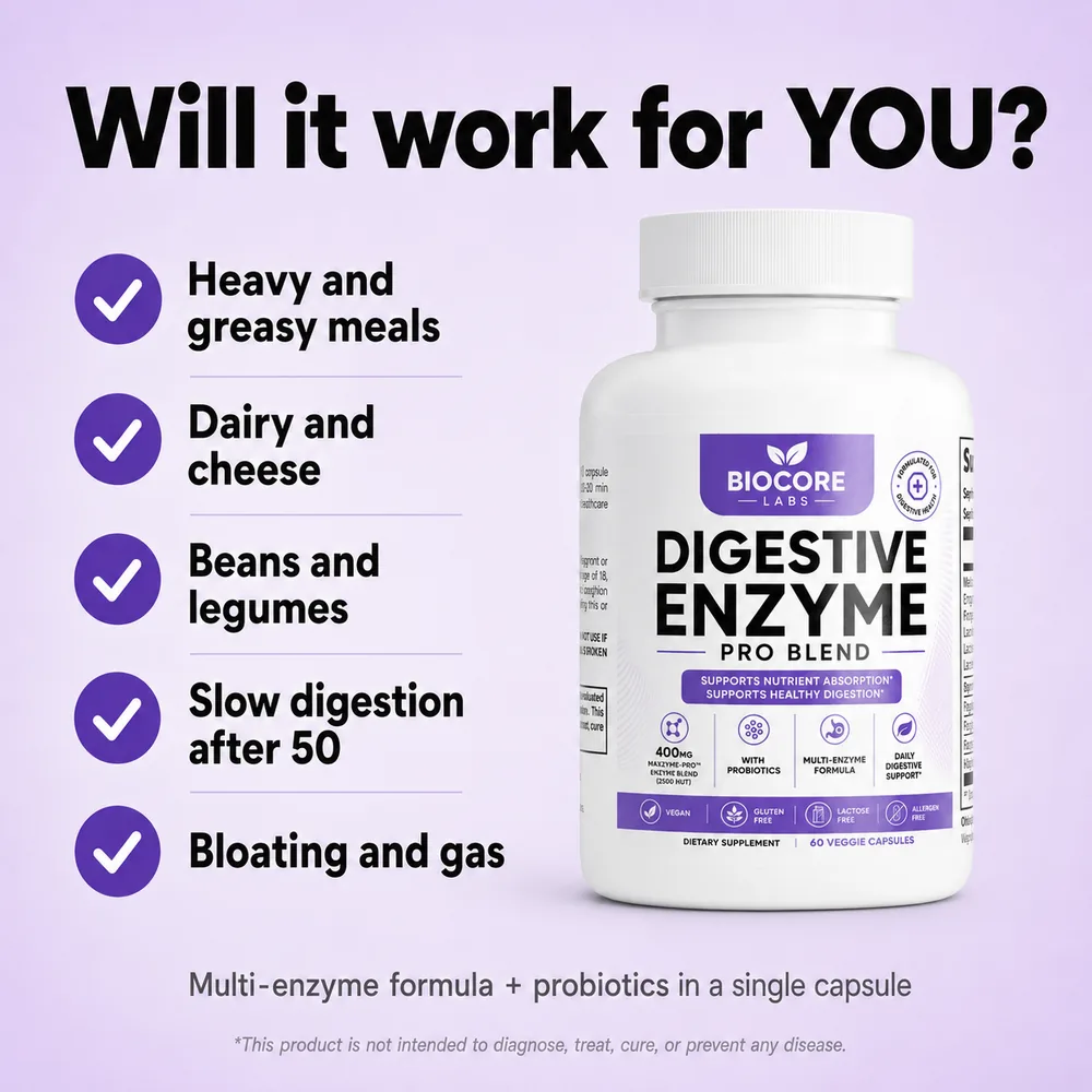 Will it work for you? Greasy meals, dairy, beans