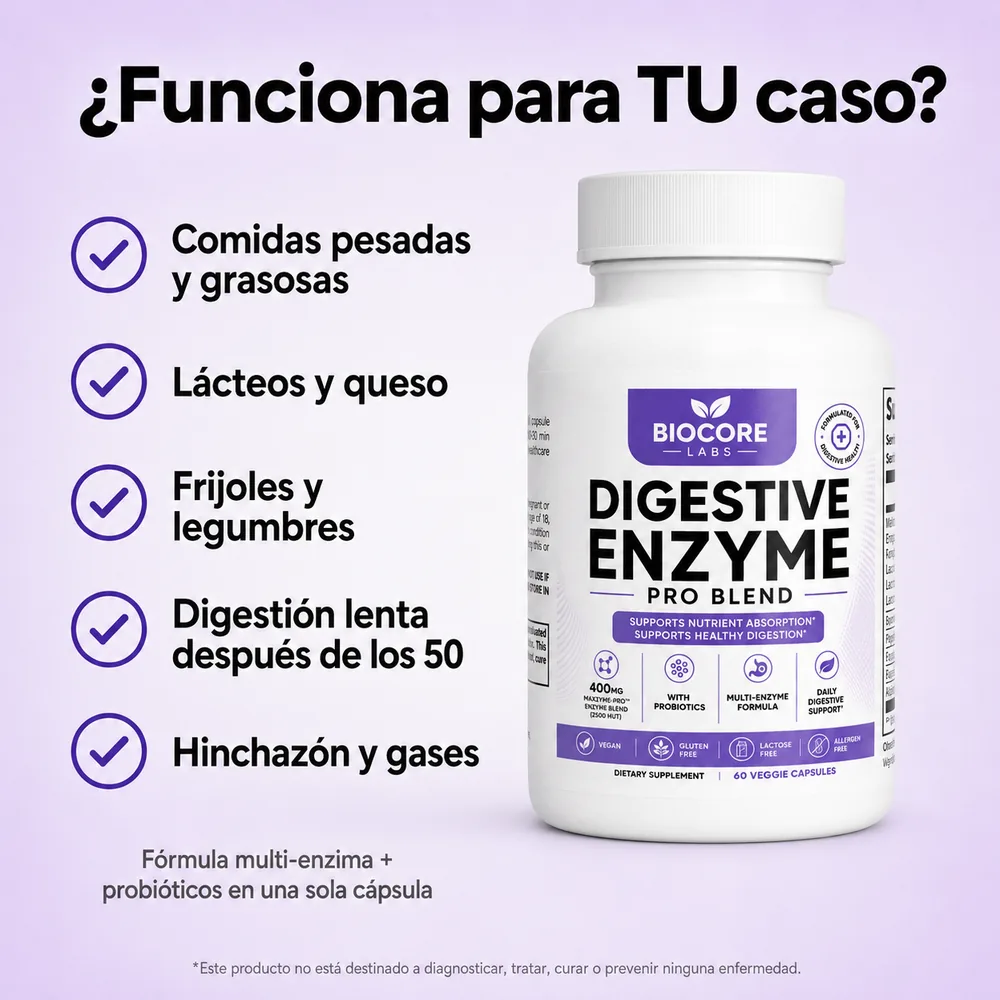 Funciona para tu caso: comidas grasosas, lácteos, frijoles
