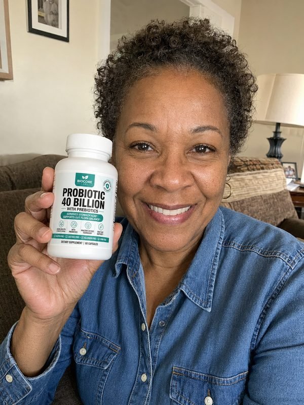 Martha Higgins with Probiotic 40 Billion
