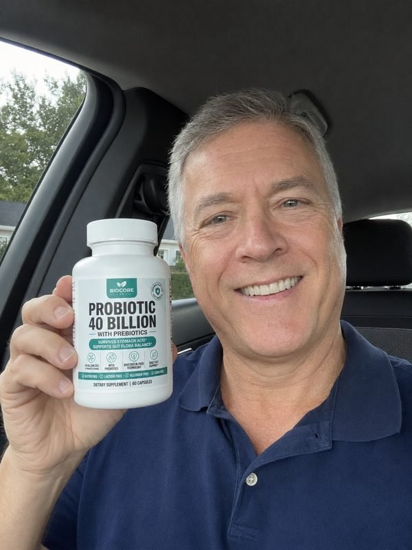 Robert Anderson with Probiotic 40 Billion